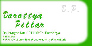 dorottya pillar business card